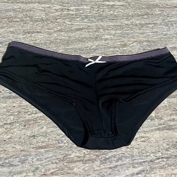 NWOT Victoria’s Secret Sexy Little Things Black Lace Trimmed Panties - Picture 2 of 9